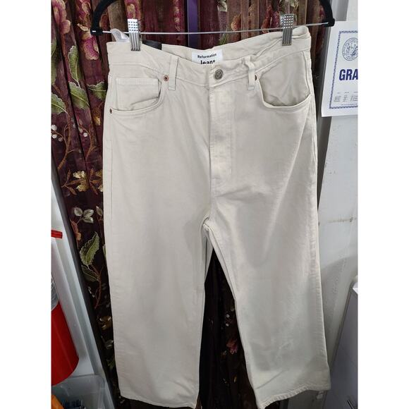 Reformation Wilder Denim High Rise Ankle Jeans Size 30 New $188 - Picture 6 of 13